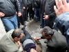 Residents of Proshyan village hold a protest action in defense of Araik Petrosyan who is suspected in the assassination of Proshyan village mayor Hrach Muradyan