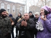 The situation in Mashtots Park becomes tense as the protesters despite the bad weathers conditions keep on protesting against the illegal constructions