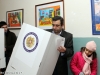 Presidential candidate Vardan Sedrakyan votes in Armenian Presidential Elections 2013