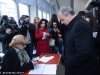 Azatutyun Party leader, presidential candidate Hrant Bagratyan votes in Armenian Presidential Elections 2013